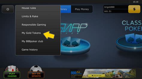 888 gold tokens|Poker Club User Guide .